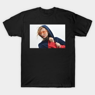 Portrait Glasses Hood T-Shirt